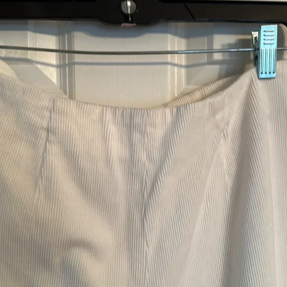 Piazza Sempione Audrey white Corduroy Pants Sz 48. 10 US - Picture 6 of 8